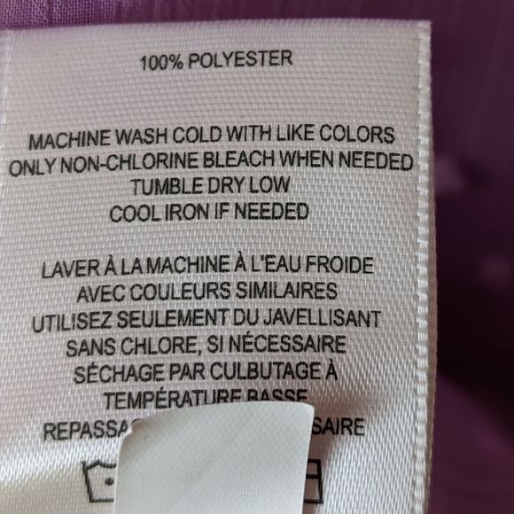 EXPRESS X Rocky Barnes Lilac Swiss Dot Button Front Kimono Sheer Dress Sz M - Picture 10 of 14